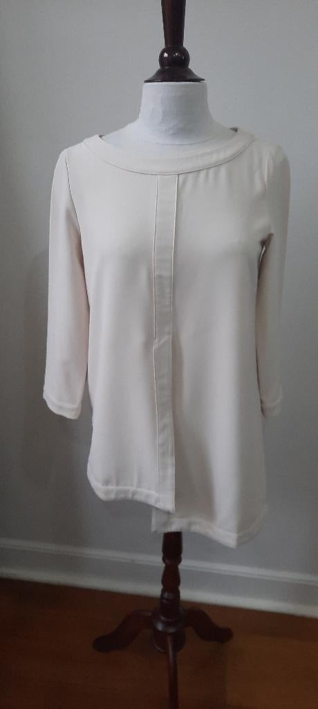 dames blouse, merk Stefanel, maat 36, Ophalen of Verzenden, Zo goed als nieuw, Maat 38/40 (M), Beige