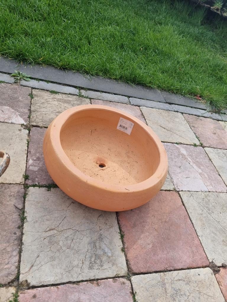 Terracotta Plantenschaal - Nieuw, Ophalen, Overige materialen, Minder dan 30 cm, Minder dan 60 cm