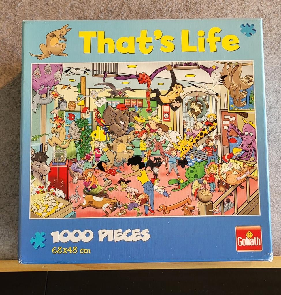 Puzzel that's life 1000 stukjes, Ophalen, 500 t/m 1500 stukjes, Zo goed als nieuw