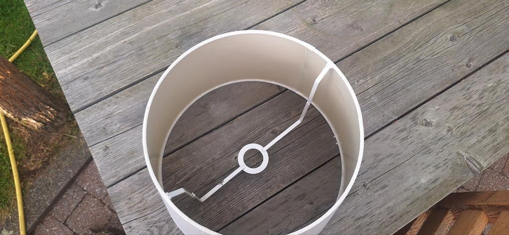 Lampenkap wit/creme, Ophalen, Wit, Rond, 25 tot 50 cm