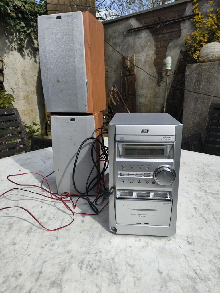 JVC Micro Component System UX-J50 met speakers, Ophalen of Verzenden