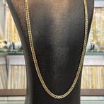 14k gouden ketting massief cuban gourmet schakel, Ophalen of Verzenden, Zo goed als nieuw, Goud