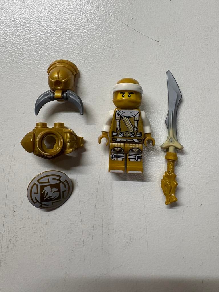 Lego Ninjago Wu Sensei Golden DragonMaster minifig - njo0450, Lego, Ophalen of Verzenden, Zo goed als nieuw, Minifiguur