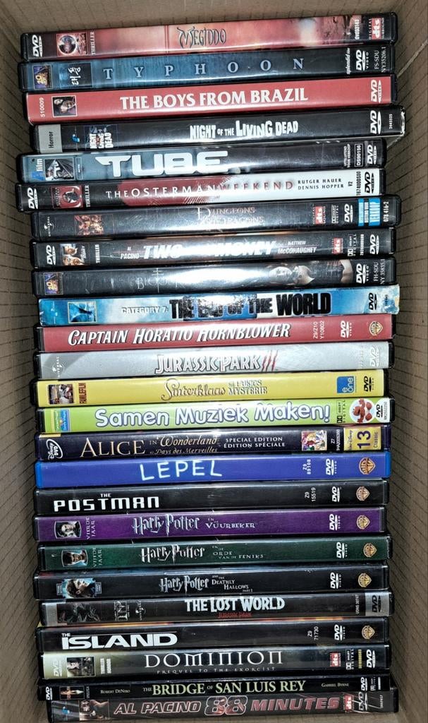 25 DVD'S in diverse categorieën, Alle leeftijden, Ophalen of Verzenden, Zo goed als nieuw