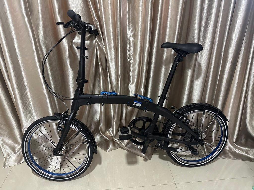 Mooie BMW Vouwfiets – Zwart/Blauw – Compact, Ready to go, Ophalen of Verzenden, Zo goed als nieuw, 20 inch of meer, Versnellingen