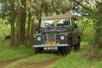 Land Rover 88 series 3 diesel, Auto's, Zwart, 4 cilinders, Cabriolet, Vierwielaandrijving