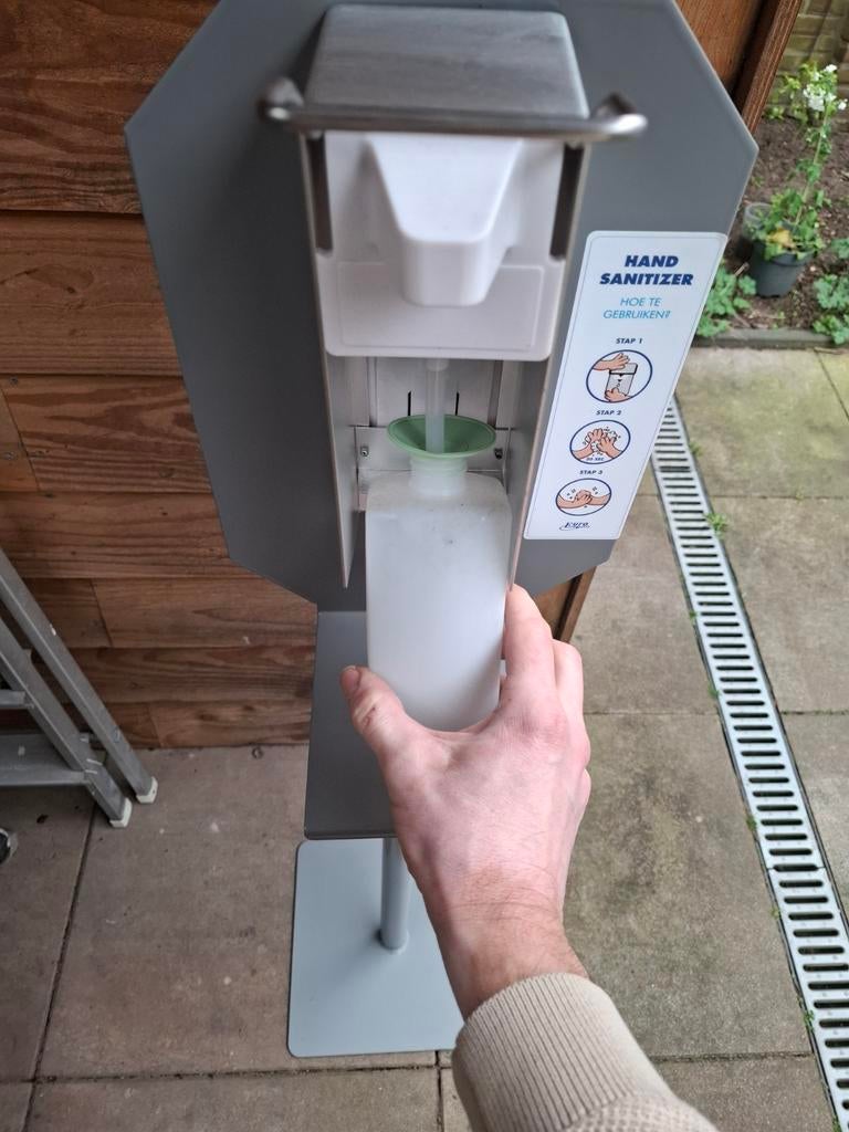 Dispenser paal, Huis en Inrichting, Ophalen of Verzenden, Metaal, Grijs, Overige merken