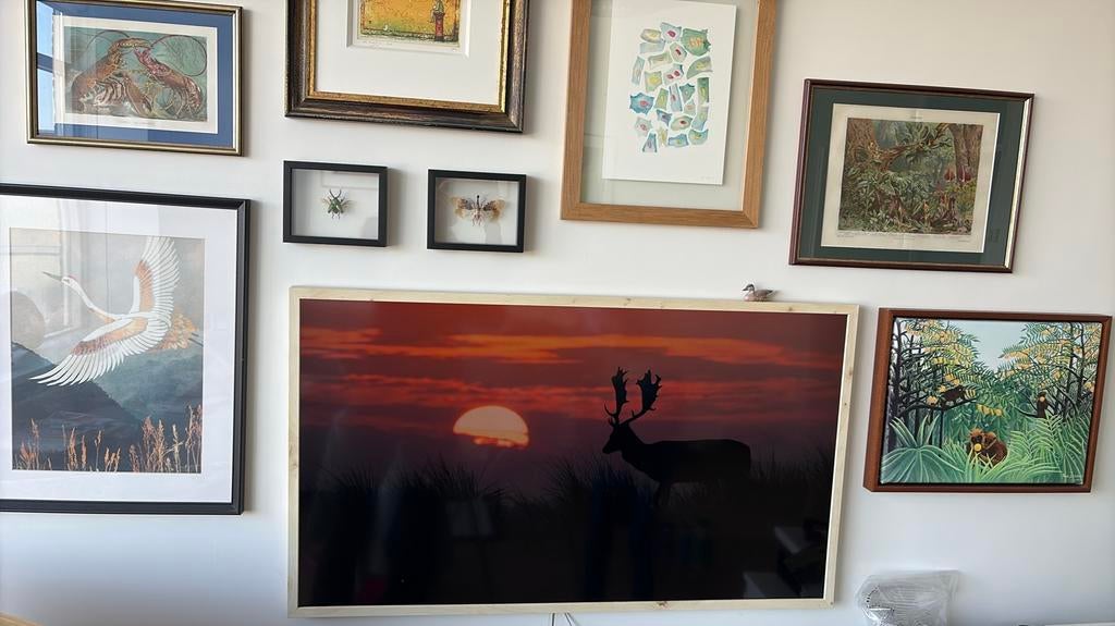 Samsung Frame smart TV (met art mode) 43 inch, Ophalen, Zo goed als nieuw, Samsung