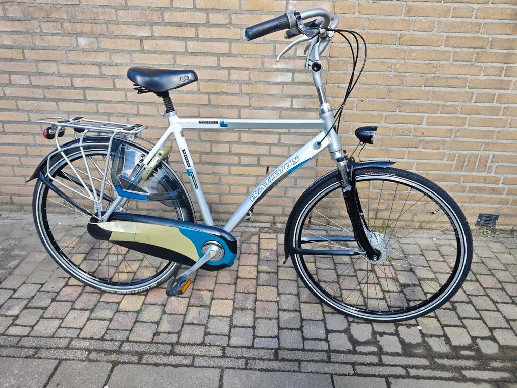 Mooie Batavus weekend herenfiets 57cm 8 versnellingen nexus, Fietsen en Brommers, Fietsen | Heren | Herenfietsen, Ophalen, Versnellingen