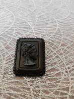 Mooie antieke rouwbroche, Verzenden, Overige materialen, Broche