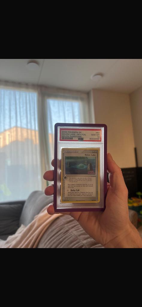 Pokemon Ex Holon Phantoms PSA 10 Holon Lake & Roots Fossil, Ophalen of Verzenden, Nieuw, Meerdere kaarten, Foil