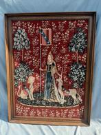 Heel groot ingelijst borduurwerk / Dame en de Eenhoorn, Ophalen, Overige typen