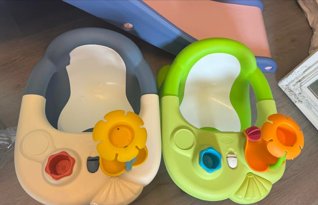Smoby Badzitje voor baby's - Veilig en comfortabel, Ophalen, Gebruikt