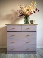 Schattig ladekastje | Gerestyled, lila/ paars, Ophalen, Minder dan 50 cm, Zo goed als nieuw, 3 of 4 laden