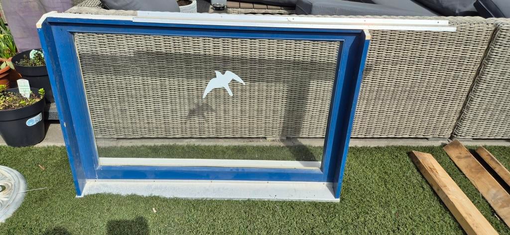 Te koop kozijn met enkel glas, Raamkozijn, 75 tot 150 cm, Hout, Ophalen