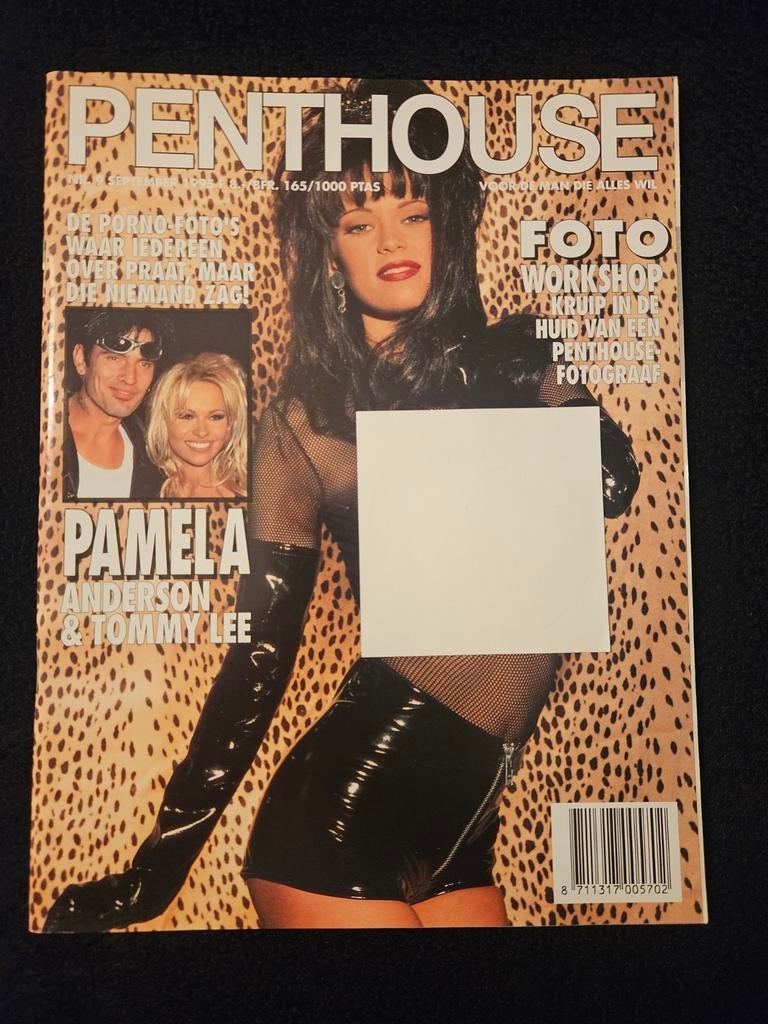 Penthouse Magazine - Pamela Anderson & Tommy Lee, Ophalen of Verzenden, Zo goed als nieuw, Overige typen