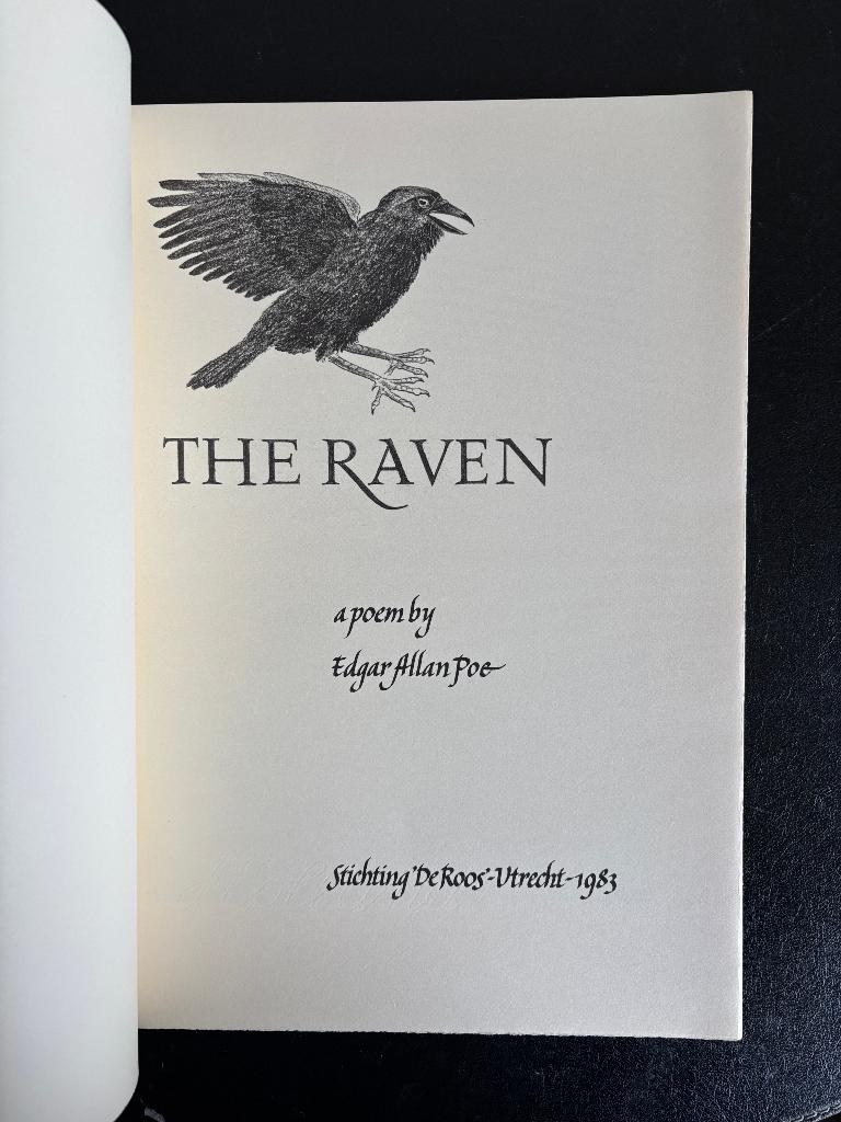 Edgar Allan Poe - The Raven - De Roos, 1981, Boeken, Gelezen, Edgar Allan Poe, Ophalen of Verzenden, Amerika