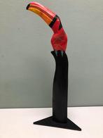 Houten toekan 68 cm hoog., Verzamelen, Dierenverzamelingen, Ophalen of Verzenden, Beeldje of Figuurtje