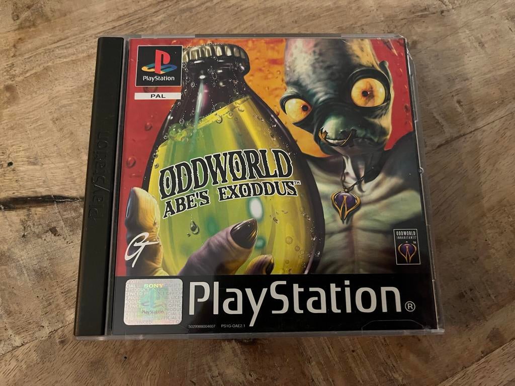 Oddworld Abe's Exoddus PS1, Spelcomputers en Games, Games | Sony PlayStation 1, Avontuur en Actie, Gebruikt, T, Ophalen of Verzenden