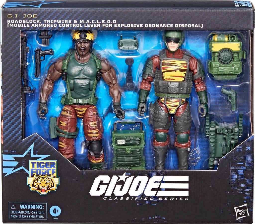 G.I. Joe Tiger Force Roadblock, Tripwire, and M.A.C.L.E.O.D., Verzenden, Nieuw