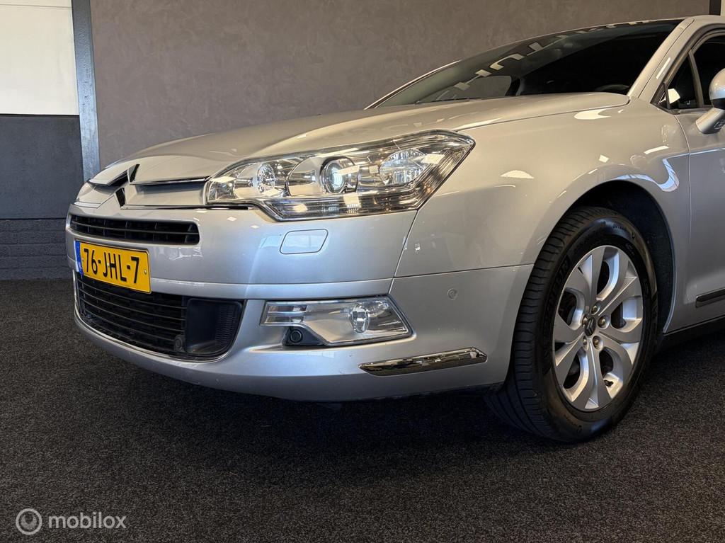 Citroen C5 2.0 16V Exclusive AUTOMAAT / CLIMA / CRUISE / TR., Auto's, Citroën, Gebruikt, Zwart, 4 cilinders, Leder en Stof
