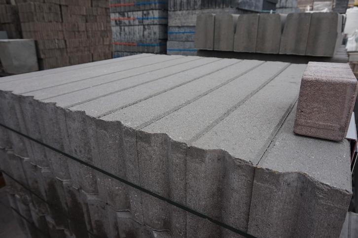 Opsluitbanden 12x25 Grijs B9, Tuin en Terras, Tegels en Klinkers, Nieuw, Overige typen, Beton, 10 m² of meer, Ophalen