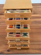 DMC borduurgarenkastje van hout, Hobby en Vrije tijd, Borduren en Borduurmachines, Ophalen of Verzenden, Gebruikt, Handborduren