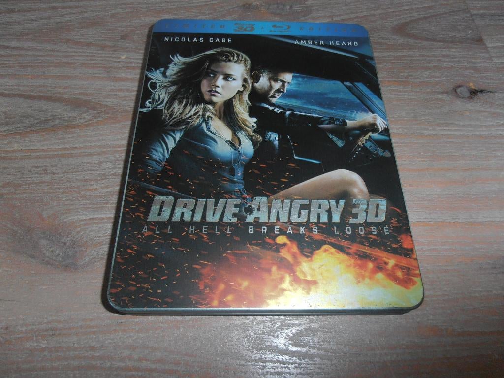 drive angry  3d--steel box, Ophalen of Verzenden, Zo goed als nieuw, Actie