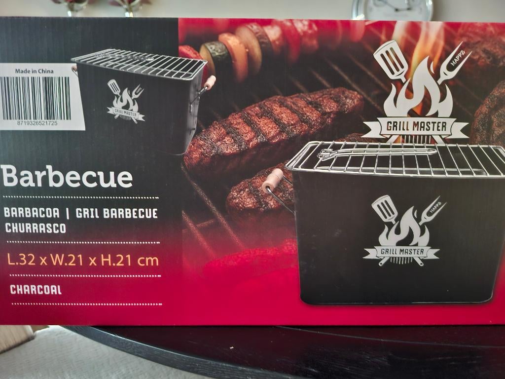 Nieuw Grill Master Barbecue l32 cm x w21 cm x h21 cm, Ophalen of Verzenden, Nieuw, Grill Master, Met accessoires