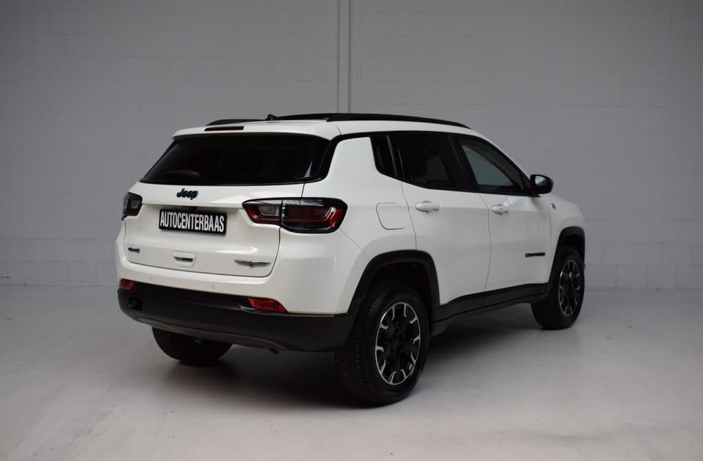 Jeep COMPASS 4xe 240 Plug-in Hybrid Electric Trailhawk LEER, Automaat, 4 cilinders, Wit, Bedrijf