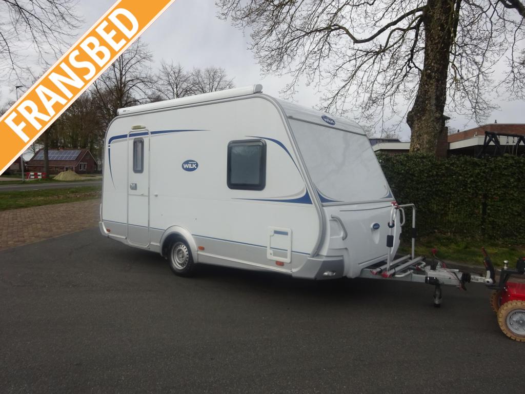 Wilk Vida 400 Frans Bed +Luifel+Mover, Caravans en Kamperen, Caravans, Bedrijf, tot en met 4, 1000 - 1250 kg, Treinzit, Wilk, Frans bed