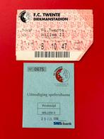 kaartje 1996 FC TWENTE-WILLEM II + toegang spelershome, Ophalen of Verzenden, Gebruikt, F.C. Twente