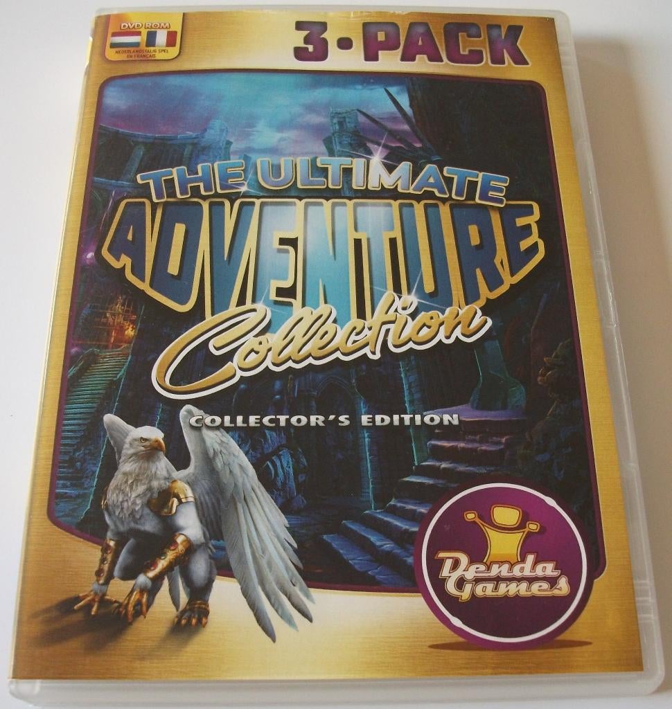 PC Game *** ULTIMATE ADVENTURE COLLECTION *** 3-Games Pack, Puzzel en Educatief, 1 speler, Ophalen of Verzenden, Zo goed als nieuw