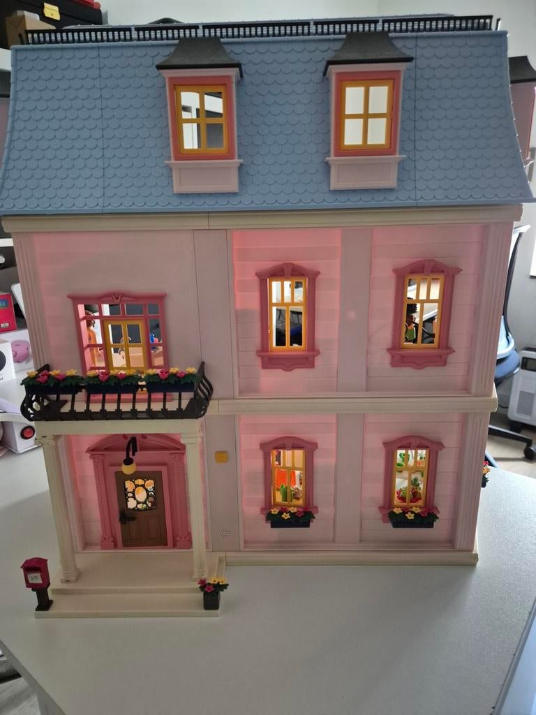 Playmobil Herenhuis 5303 (inrichting 5304 t/m 5309 en 5336), Ophalen of Verzenden, Zo goed als nieuw, Poppenhuis