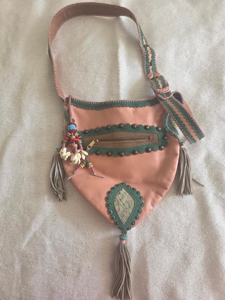 Roze schoudertasje World Family Ibiza, Ophalen of Verzenden, Nieuw, Roze, Schoudertasje