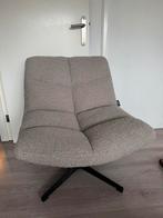 Woood Exclusive Vinny Draaifauteuil Beige/Zand Bouclé stof, Huis en Inrichting, Ophalen, 90 cm, Eenpersoons, Beige