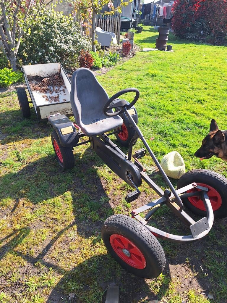 Skelter met kar - Ideaal voor uren speelplezier!, Ophalen, Gebruikt, Trapvoertuig