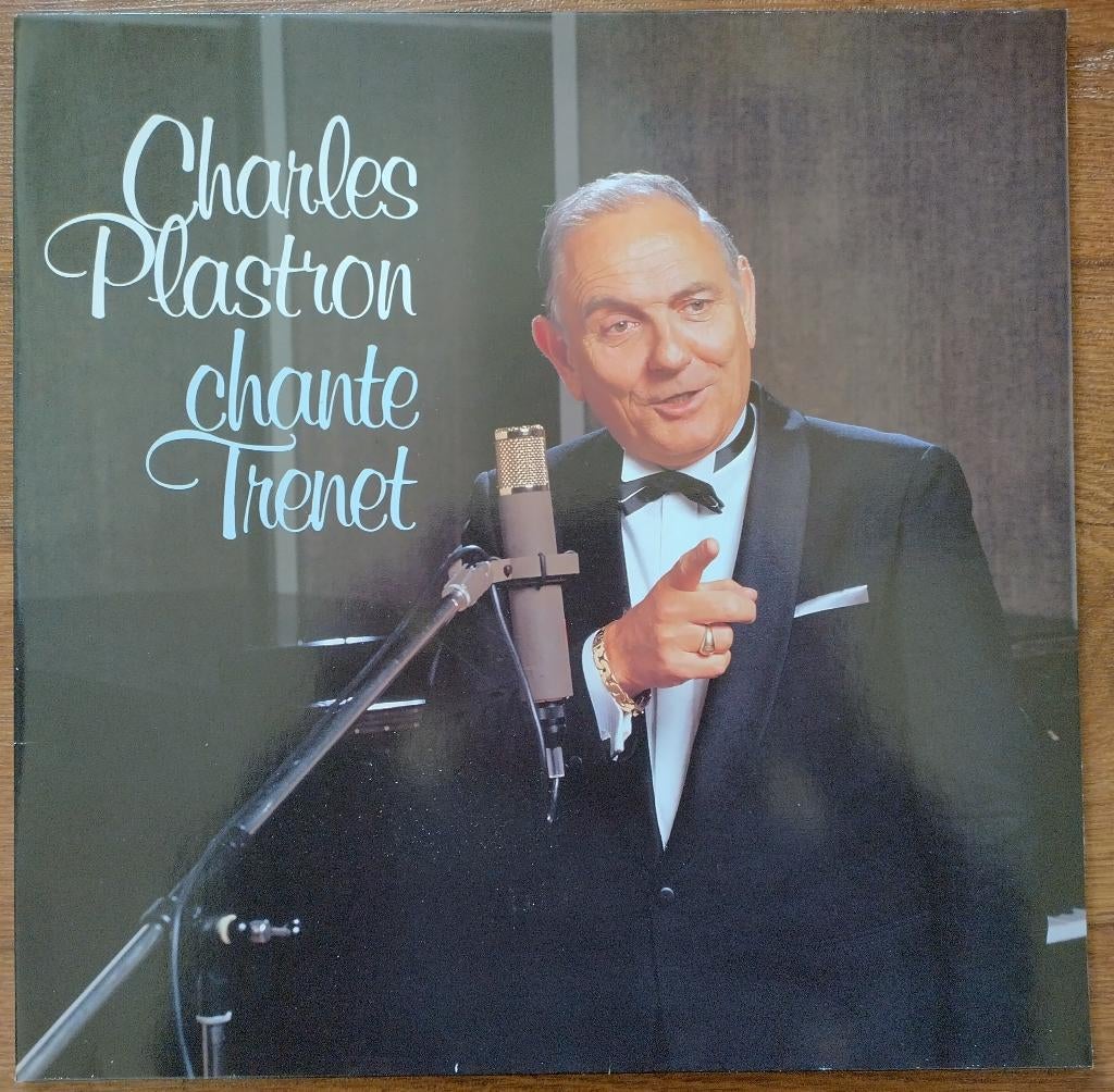 LP Charles Plastron - Chante Trenet 1987 CHPL 1987, Originele persing, 1980 - 1989, Ophalen of Verzenden, Zo goed als nieuw
