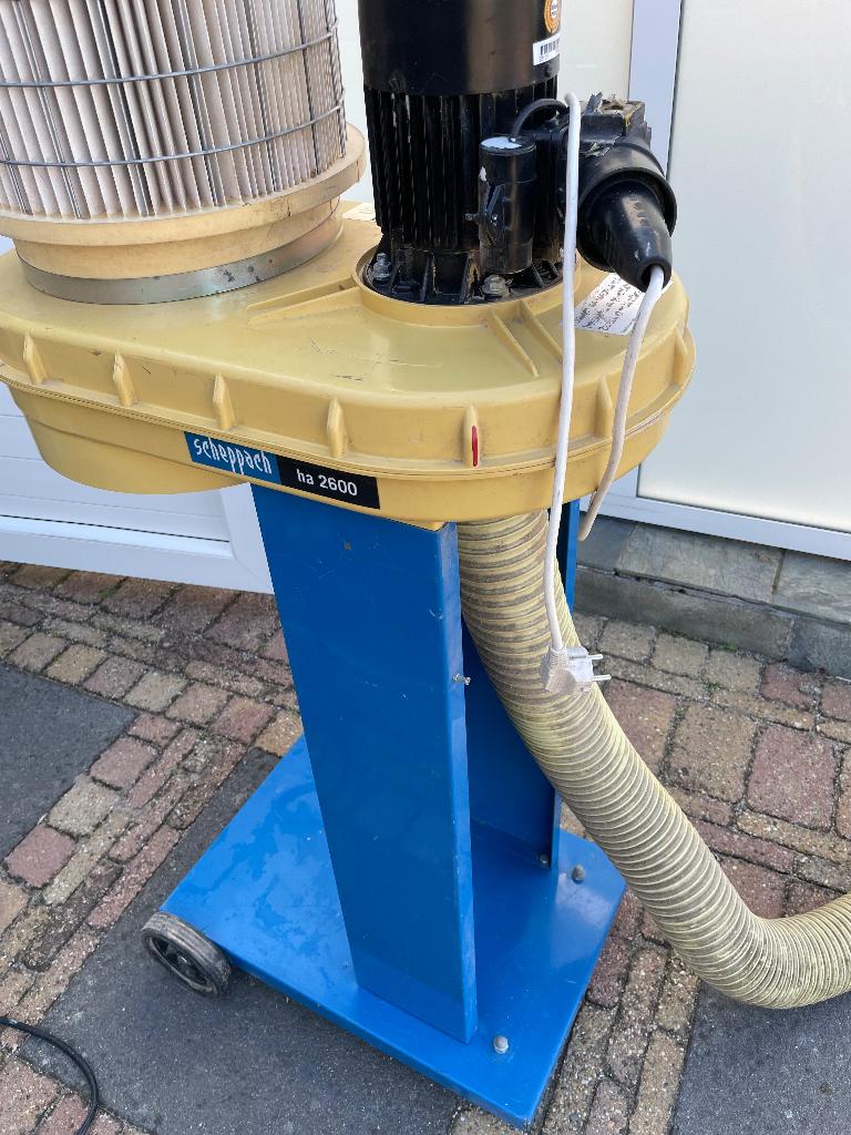 Zaagsel afzuiging, Ophalen, Gebruikt