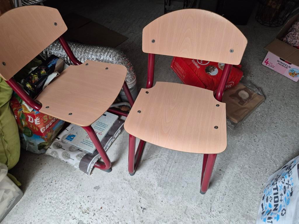 Schoolstoeltjes kleuter, Huis en Inrichting, Stoelen, Ophalen, Eén