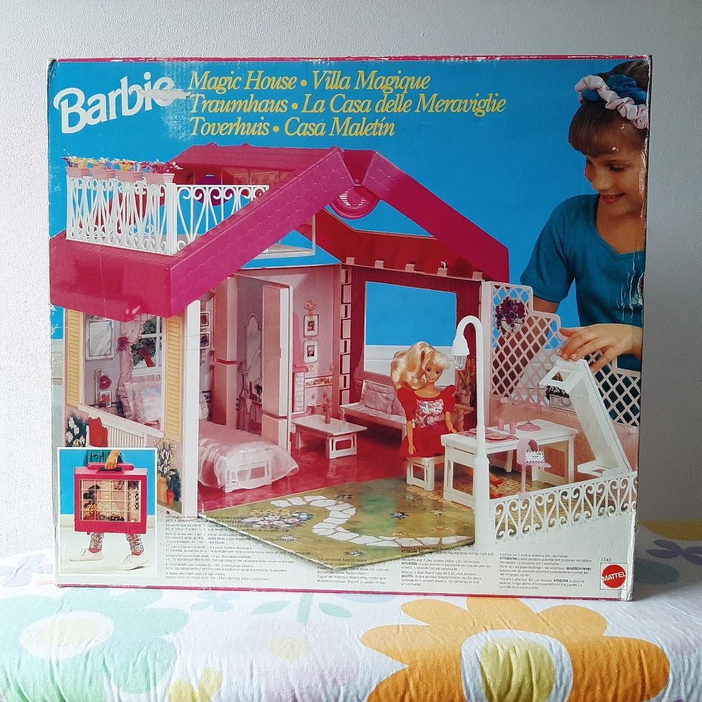 barbiehuis, Kinderen en Baby's, Speelgoed | Poppenhuizen, Ophalen, Gebruikt, Poppenhuis