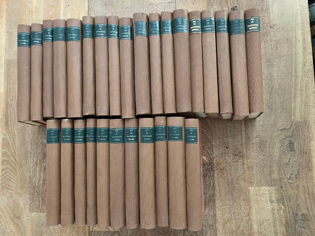 Guy de Maupassant Oeuvres completes 1924 29 delen, Ophalen of Verzenden