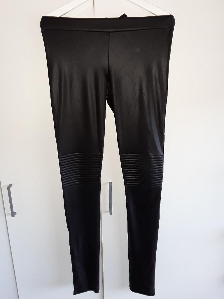 10Days Zwarte Legging/Tregging Maat 0 = Maat 36/S, Legging, Maat 36/38 (S), Zwart, Ophalen of Verzenden