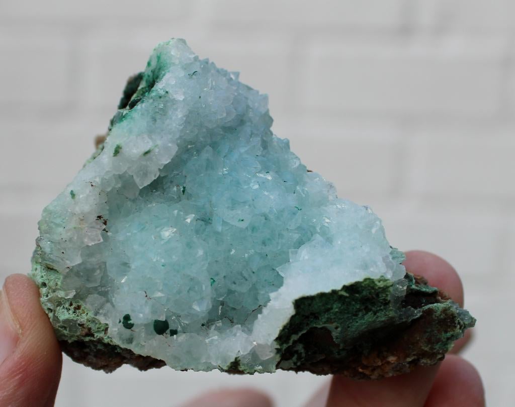 MALACHIET en KWARTS uit KOLWEZI in CONGO, Ophalen of Verzenden, Mineraal