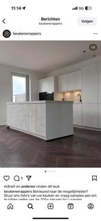 Keuken wrappen Renoveer uw Huidige keuken!, Ophalen, Zo goed als nieuw, Wit, Overige typen