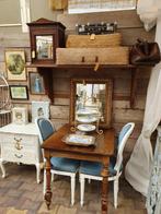 Oud brocant houten tafeltje tafel, Ophalen