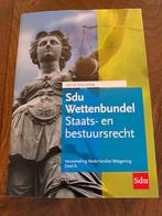 SDU wettenbundel “staats en bestuursrecht”, Ophalen of Verzenden, Sdu, Alpha, WO
