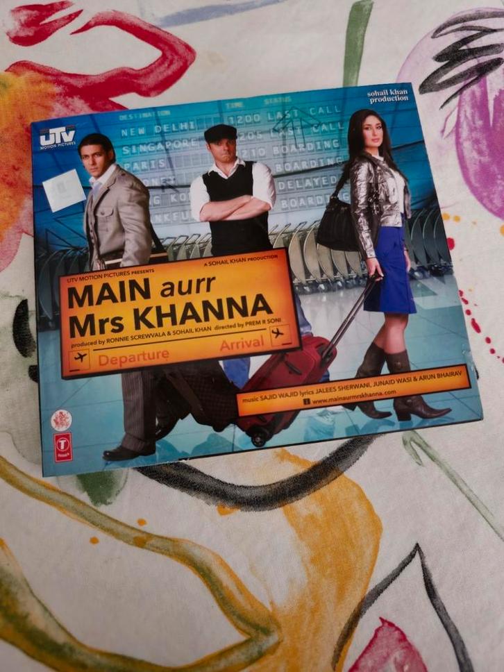 Main Aurr Mrs Khanna Bollywood Soundtrack CD Sajid-Wajid, Cd's en Dvd's, Cd's | Wereldmuziek, Nieuw in verpakking, Ophalen of Verzenden