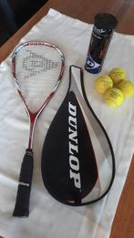 Dunlop Tennisracket, Ophalen of Verzenden, Gebruikt, Met hoes