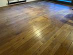 Massief eiken planken vloer 55-60m2 wisselende breedte., Ophalen, Gebruikt, 50 tot 75 m², Parket